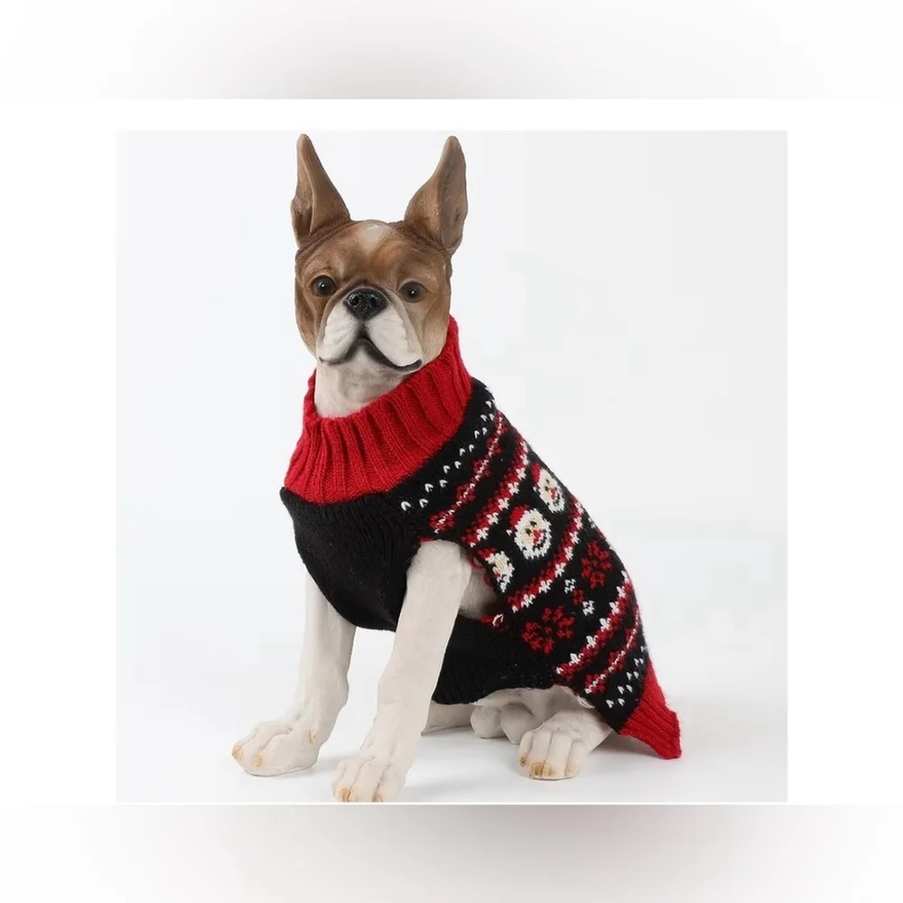 NEW Dog Cat Christmas Red Santa Ugly Christmas Sweaters S 9”-11”